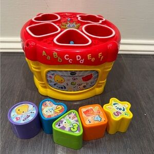 Vtech Shape Sorting Musical Learning Drum with Colorful Shapes Baby Toddler